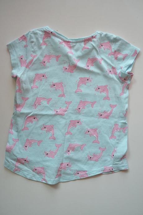 Sada bavlněných letních pyžámek s delfínky, h&m,110