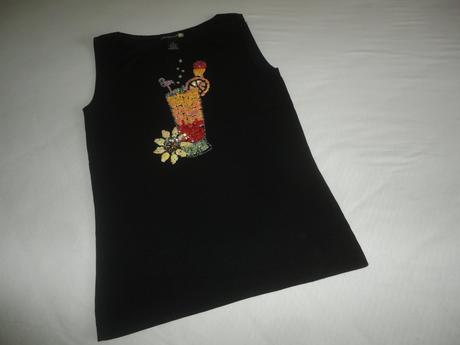 Černé tílko sweaterworks jako nové, vel. m, m