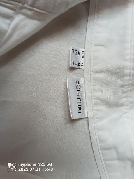 Košile dlouhá - šaty zn."bodyflirt" vel.44/xxl", 44