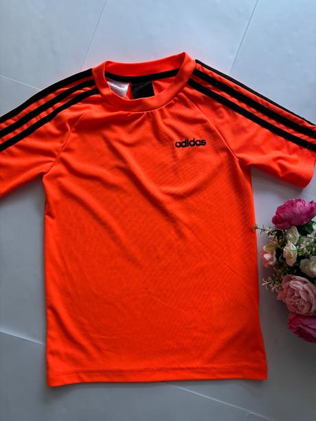 Adidas triko funkční neonové barvy- v.7/8 let, adidas,128