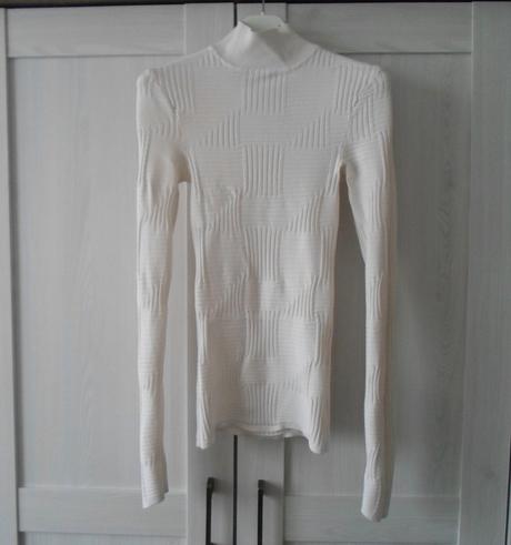 Bílý rolák roláček, amisu,xs