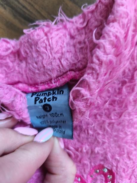 2krát mikina chlupatka 92/98, pumpkin patch,98
