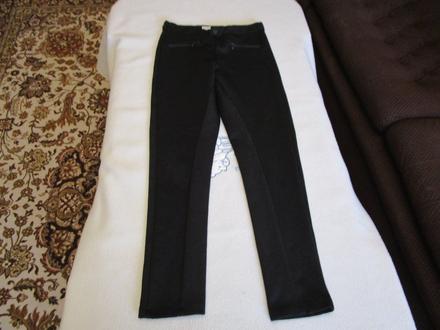 Černé elast. kalhoty zn. zara, vel. 152, zara,152