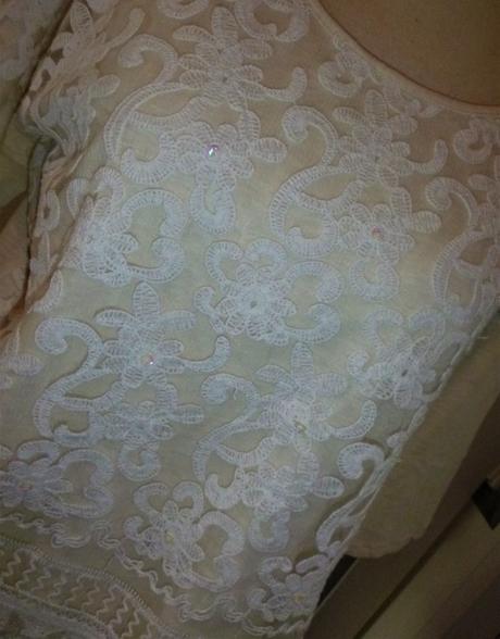 Crop top s krajkou- vel.l, next,l