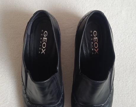 Dámské kožené polobotky geox 40, geox,40