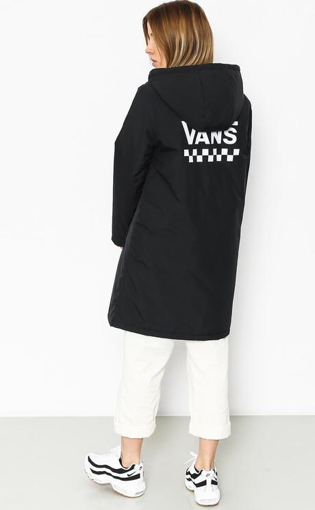 Černý kabát-bunda vans vel. m, m