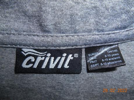 Dívčí mikina- lehká, crivit,134