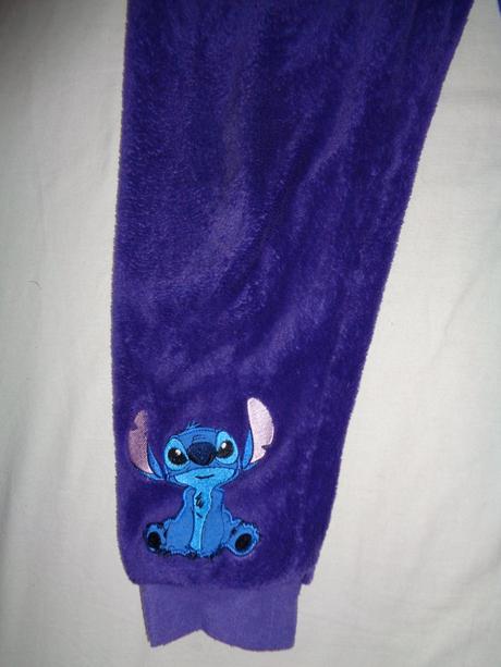 Měkoučké fialové flízové kalhoty s myšákem, disney,128