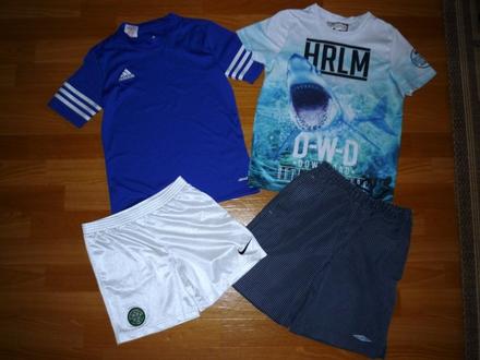 Set sportovní oblečení vel 134-140 adidas, umbro, 122–134