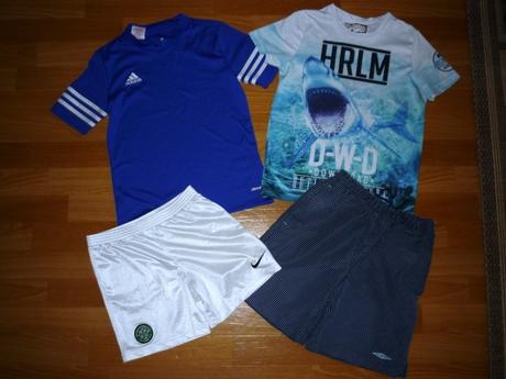 Set sportovní oblečení vel 134-140 adidas, umbro, 122–134