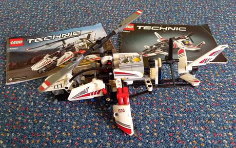 Lego technic 42057 - ultralehká helikoptéra.,