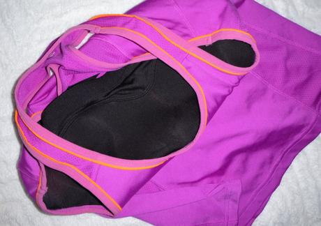 Sportovní top s všitou podprdou - vel.m-l, h&m,m