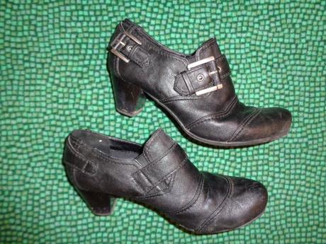 Černé kotníčkové boty graceland - přezky, graceland,39