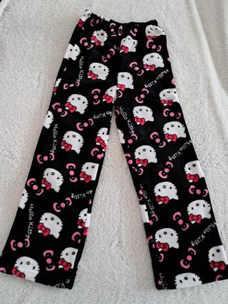 Hello kitty mikroplyšové kalhoty, 170