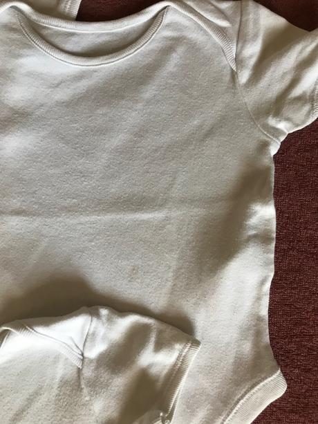 Bílá bavlněná body 3ks, f&f,80