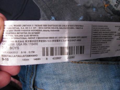 Džínové strečové kraťasy mango kids, mango,140