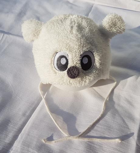 C192 dívčí / chlapecká fleece čepice méďa v. 68-74, ergee,68