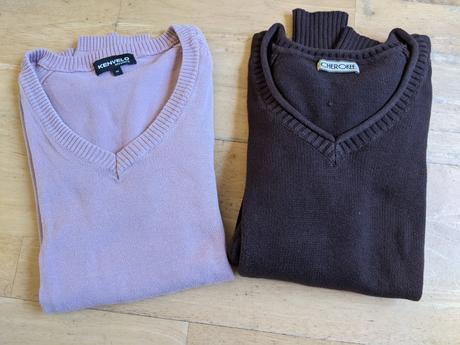 2x top s dlouhým rukávem/ svetřík vel m, kenvelo,m