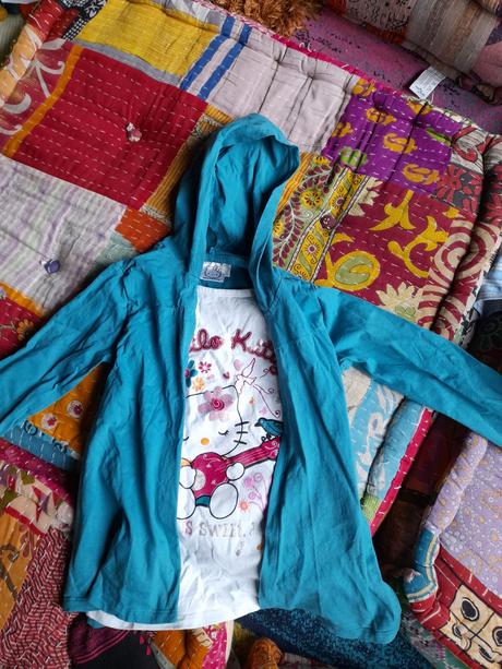 Tričko hello kitty dvojitý efekt 128, hello kitty,128