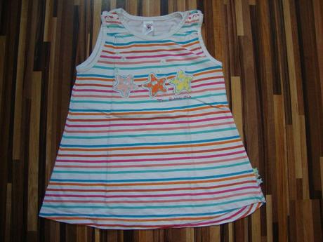 Šatičky bavlněné pruhované, baby club,86