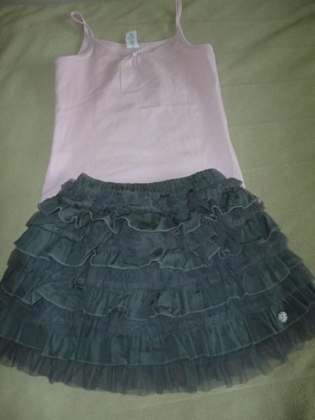 Šedá kanýrová sukeň mexx, vel. 128/134, mexx,134