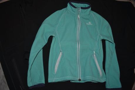 Mikina v.122 na zip, decathlon,122