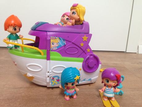 Pinypon famosa panenky, lod, prislusenstvi, 