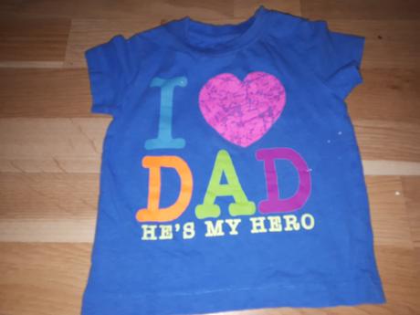 Tričko milují tátu vel. 68, next,68