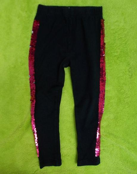 Černé legíny s flitry, dopodopo,98