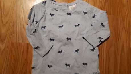 Modré tričko se psy, next,68