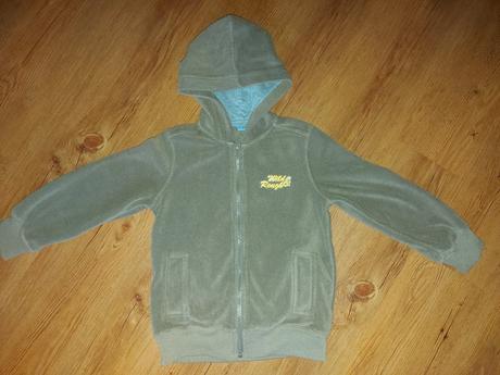 Hnědá flísová mikina, dopodopo,116