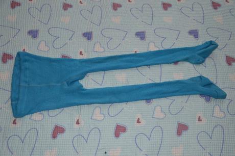 Tyrkysové punčochy punčocháče, 92