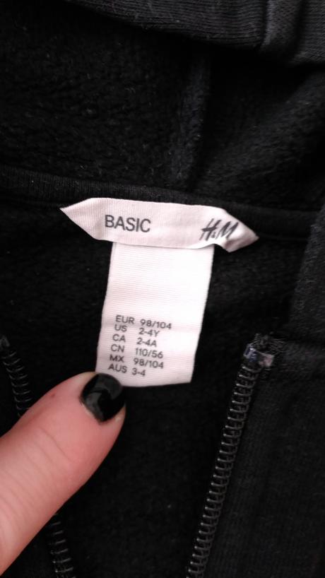 Mikina vel. 98-104, h&m,98