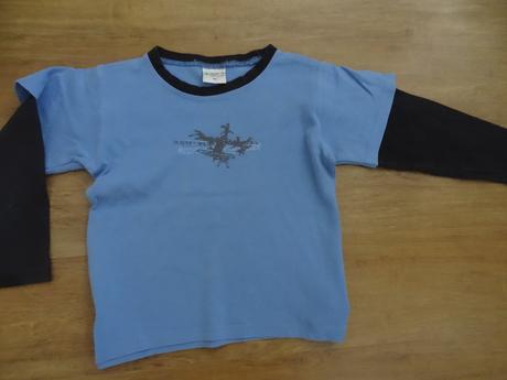 4 trička s dlouhým rukávem vel. 110, 110