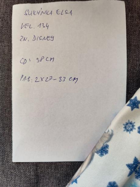 Sukýnka disney elsa,vel.134, disney,134