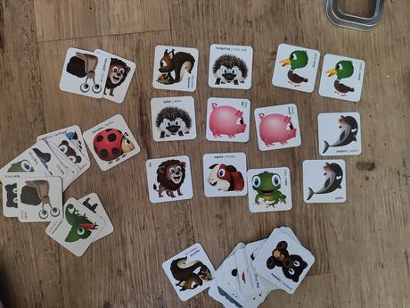 Pexeso anglická slovíčka zvířata, 