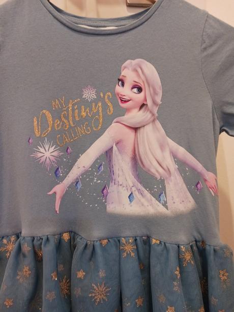 Frozen šatičky h&m č.134/140, h&m,134