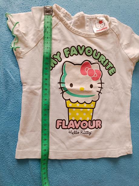 Tričko a kraťasy hello kitty, c&a,68