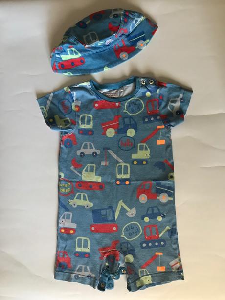 Letní overálek s kloboučkem, bluezoo,86