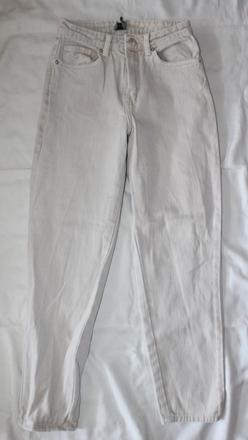 Ub148. moderní široké béžové rifle 14-16 let, amisu,34