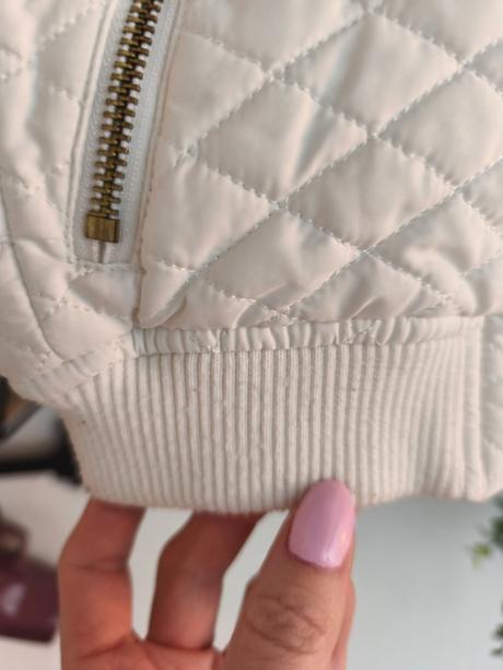 Bílá bunda / prošívaná bunda / jarní bunda, lindex,164