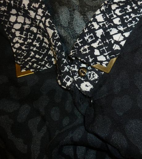 Dámská černobílá košile desigual, desigual,s