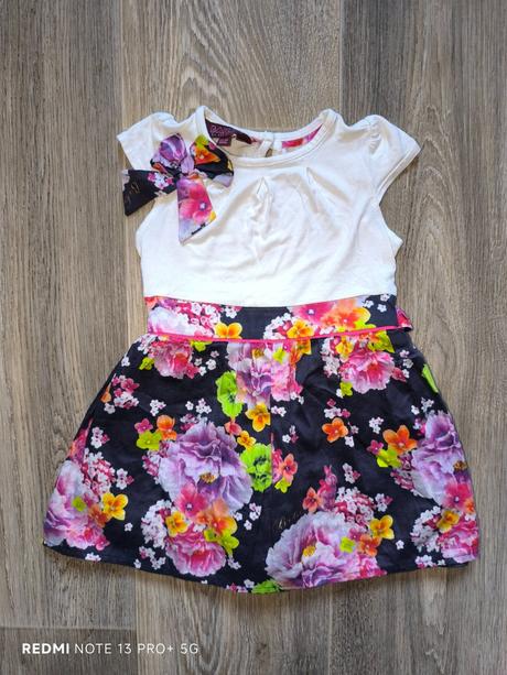 Dívčí šaty 12-18m, vel. 80-86, 80