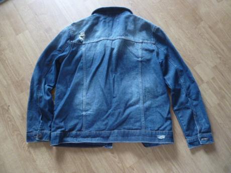 Riflová trhaná bunda vel. m-l unisex, m