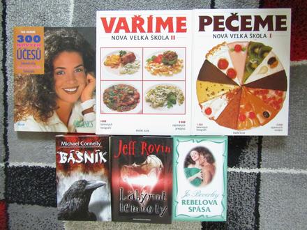 Romány,knihy pro ženy,účesy,detektivka,kuchařky,
