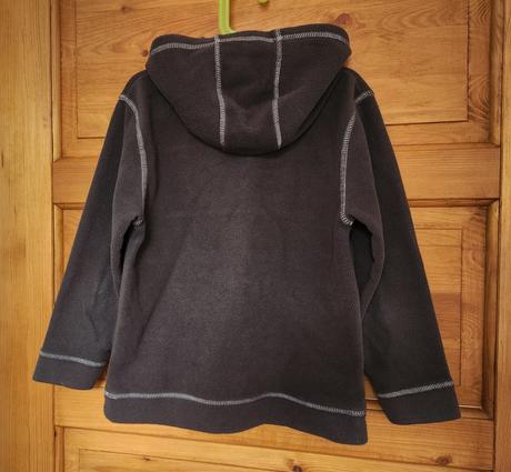 Propínací fleecová mikina s kapucí vel. 122, george,122