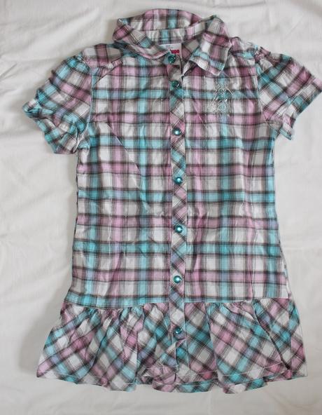 Op695. košilové šaty 6-7 let, dopodopo,122
