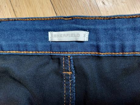 Kalhoty džíny legíny, xl