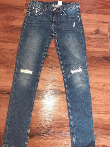 Drbání džíny, denim,134