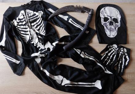 Dětský kostým kostlivec vel.6/8let, 